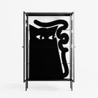 Black Cat - Cabinet - Konrad Blaszczyk - Antracite - Clear glass