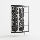Black Potted Plant - Cabinet - Konrad Blaszczyk - Antracite - Clear glass