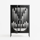 White Fern - Cabinet - Konrad Blaszczyk - Antracite - Clear glass