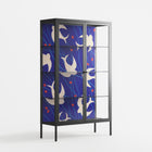 Birds A - Cabinet - Heather Zhou - Antracite - Clear glass