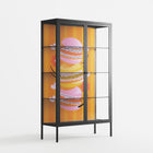 Cake - Cabinet - Heather Zhou - Antracite - Clear glass