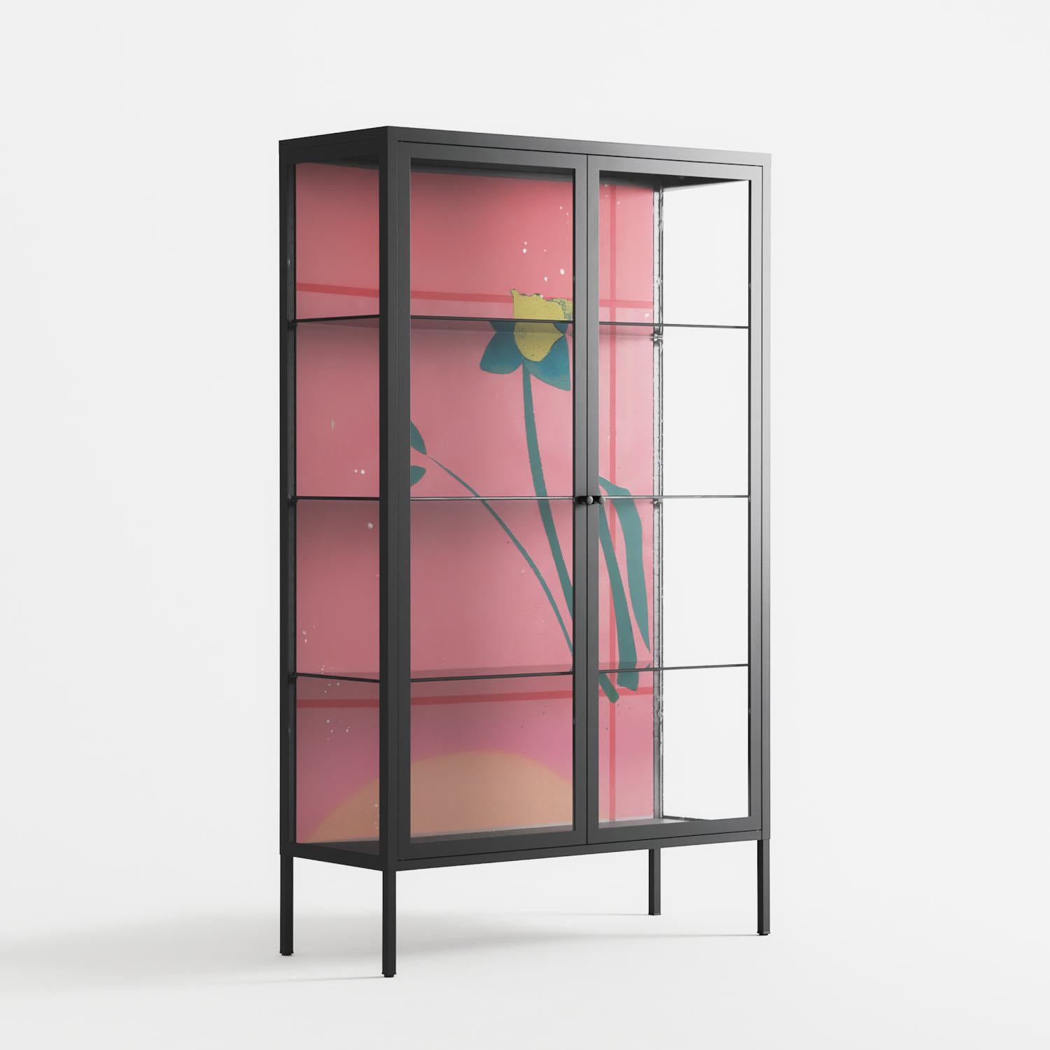 Tender Age in Bloom - Cabinet - Ciara Wade - Antracite - Clear glass