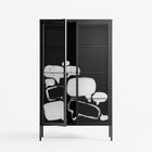 Talk Less Say More - Cabinet - Ciara Wade - Antracite - Clear glass
