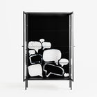 Talk Less Say More - Cabinet - Ciara Wade - Antracite - Clear glass