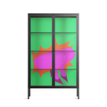 Sit This One Out - Cabinet - Ciara Wade - Antracite - Clear glass
