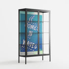 It Comes in Waves - Cabinet - Ciara Wade - Antracite - Clear glass