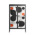 Conserto2 - Cabinet - Vratislav Pecka - Antracite - Clear glass