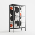 Conserto2 - Cabinet - Vratislav Pecka - Antracite - Clear glass