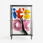 Its Ok - Cabinet - Vratislav Pecka - Antracite - Clear glass