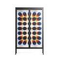 Perspektiva - Cabinet - Vratislav Pecka - Antracite - Clear glass