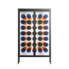 Perspektiva - Cabinet - Vratislav Pecka - Antracite - Clear glass