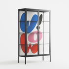 Wow - Cabinet - Vratislav Pecka - Antracite - Clear glass