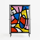 Yo - Cabinet - Vratislav Pecka - Antracite - Clear glass