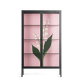 Kalas Konvalj - Cabinet - Nur Rydberg - Antracite - Clear glass