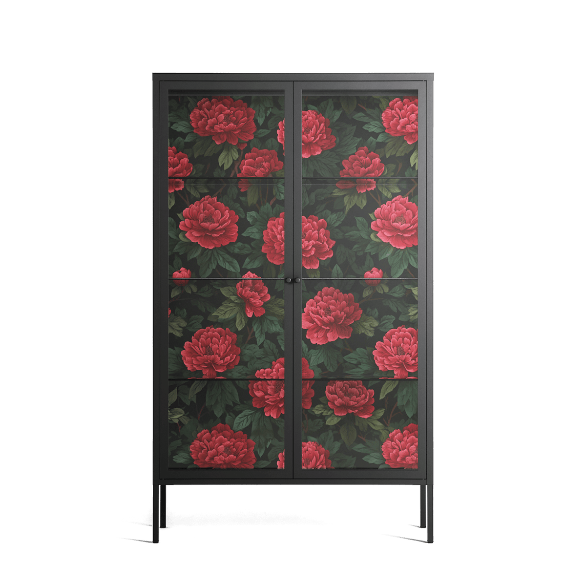 Mormors Rabatt - Cabinet - Nur Rydberg - Antracite - Clear glass