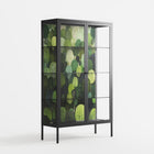 Tummetott - Cabinet - Nur Rydberg - Antracite - Clear glass