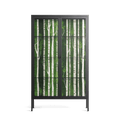 Björkskog - Cabinet - Nur Rydberg - Antracite - Clear glass