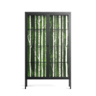 Björkskog - Cabinet - Nur Rydberg - Antracite - Clear glass