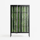 Björkskog - Cabinet - Nur Rydberg - Antracite - Clear glass