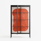 Keep - Cabinet - Andrea Devia-Nuño - Antracite - Clear glass