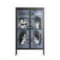 Cool Cool Salon Grey - Cabinet - Aley Wild - Antracite - Clear glass