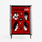 Cool Cool Salon Red - Cabinet - Aley Wild - Antracite - Clear glass