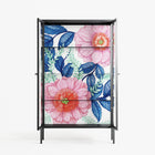 Pink Anemones - Cabinet - Katie O’Shea - Antracite - Clear glass