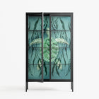Turtle With Kelp - Cabinet - Katie O’Shea - Antracite - Clear glass