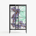 Tulips Purple - Cabinet - Katie O’Shea - Antracite - Clear glass