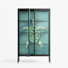 Turtle Without Kelp - Cabinet - Katie O’Shea - Antracite - Clear glass