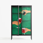 Cheers Girls - Cabinet - Raissa Oltmanns - Antracite - Clear glass