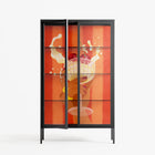 Drink And Cherries - Cabinet - Raissa Oltmanns - Antracite - Clear glass