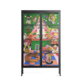 The Holy Mountain - Cabinet - Cezar Berje - Antracite - Clear glass