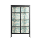 Epic Swirl - Cabinet - Amy Suther - Antracite - Clear glass