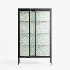 Epic Swirl - Cabinet - Amy Suther - Antracite - Clear glass