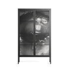 Gel - Cabinet - Nadia Ryder - Antracite - Clear glass