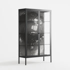 Gel - Cabinet - Nadia Ryder - Antracite - Clear glass