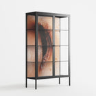 Glow - Cabinet - Nadia Ryder - Antracite - Clear glass