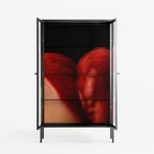 Red 3 - Cabinet - Nadia Ryder - Antracite - Clear glass