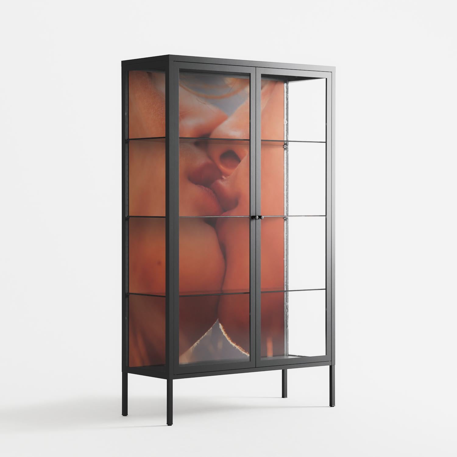 The Art Of Kissing - Cabinet - Nadia Ryder - Antracite - Clear glass