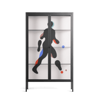 Décomposé - Cabinet - David Vanadia - Antracite - Clear glass