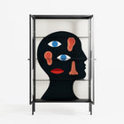 Désordre_Intérieur - Cabinet - David Vanadia - Antracite - Clear glass
