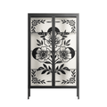 Barbed Bloom - Cabinet - Daphna Sebbane - Antracite - Clear glass