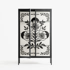 Barbed Bloom - Cabinet - Daphna Sebbane - Antracite - Clear glass