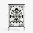 Barbed Bloom - Cabinet - Daphna Sebbane - Antracite - Clear glass