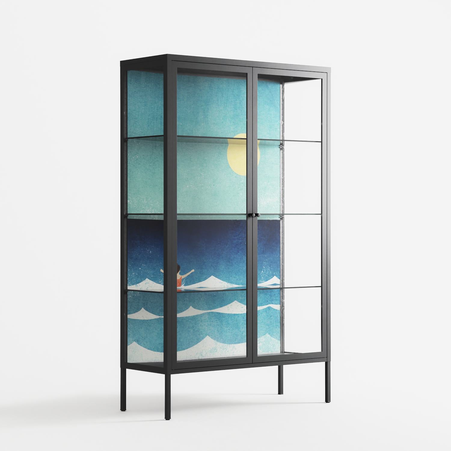 Sea Swim - Cabinet - Henry Rivers - Antracite - Clear glass
