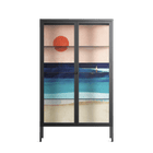 The Wave - Cabinet - Henry Rivers - Antracite - Clear glass