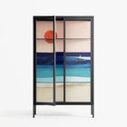 The Wave - Cabinet - Henry Rivers - Antracite - Clear glass