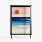 The Wave - Cabinet - Henry Rivers - Antracite - Clear glass