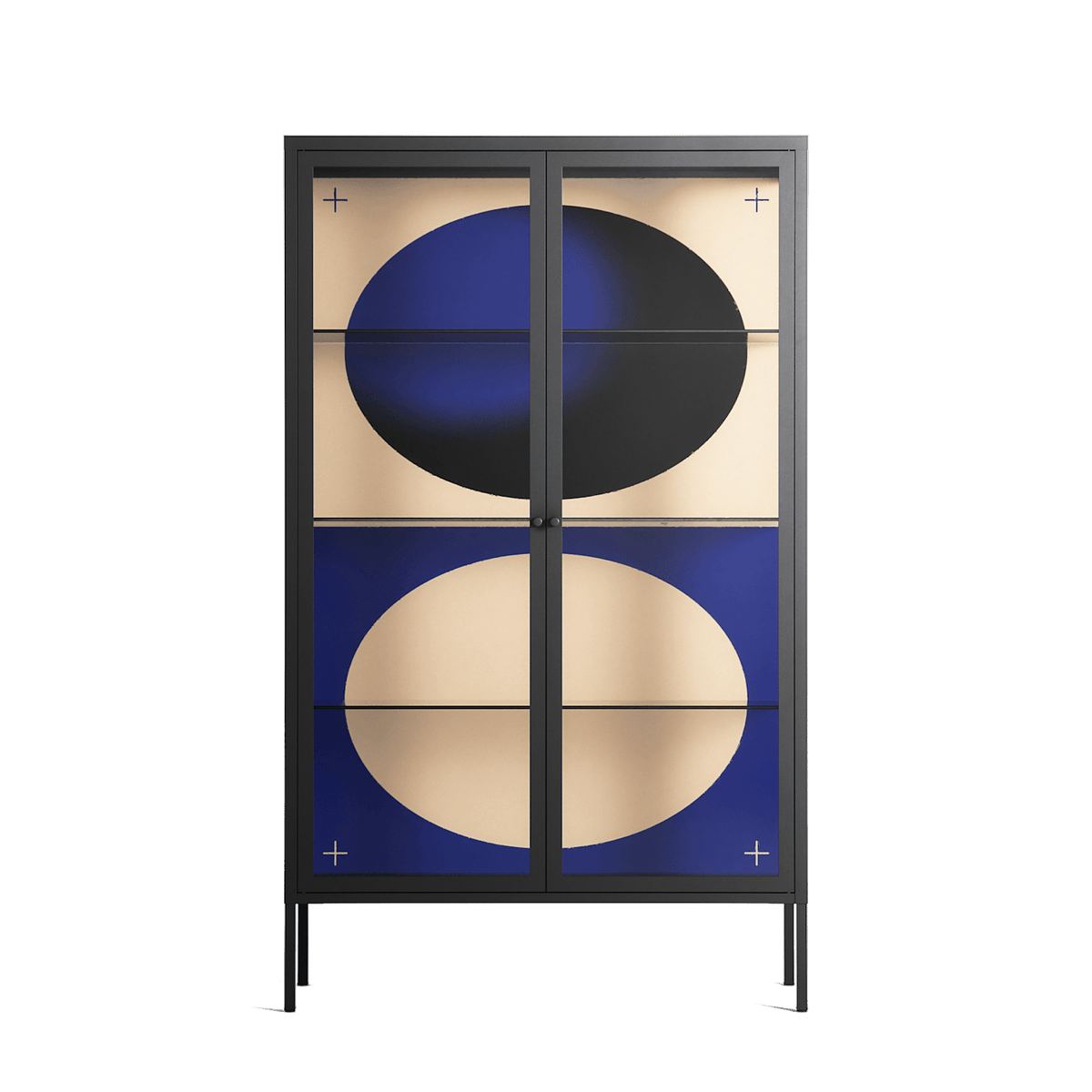 Entrance - Cabinet - Oluwasheyi Adebayo - Antracite - Clear glass